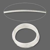 Проволока с памятью, 57х0.7мм, для браслета, посеребренная, 5 витков