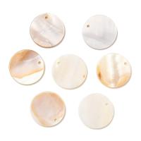 Подвеска из перламутра, 20х2мм, базовый материал - перламутр, плоский круг, 10 шт.