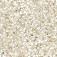 Бисер TOHO цилиндрический, размер 11/0, цвет #21 (Внутреннее серебрение, хрусталь), 10 грамм