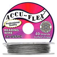 Тросик ювелирный Accu-Flex 49 струн, 0.48мм (0.019in), стальной, 50 см