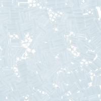 Бисер TOHO Bugle, размер 3мм, цвет #1 (Прозрачный, хрусталь), 10 грамм