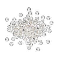 Бусина металлическая, 3х2мм, рондель, базовый материал - латунь, посеребренная, 20 шт. Бусина металлическая, 3х2мм, рондель, базовый материал - латунь, посеребренная, 20 шт.