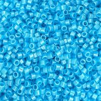 Бисер TOHO цилиндрический, размер 11/0, цвет #124B (Непрозрачный глянцевый, нежно-голубой), 10 грамм