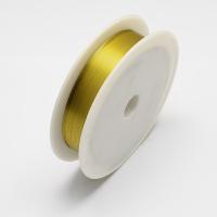 Проволока гибкая, 0.3мм, средней жесткости, золотистого цвета, 20 метров, катушка Проволока гибкая, 0.3мм, средней жесткости, золотистого цвета, 20 метров, катушка