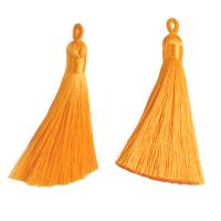 Кисточка декоративная, 75-85х9мм, полиэстер, светло-оранжевая, 2 шт. Кисточка декоративная, 75-85х9мм, полиэстер, светло-оранжевая, 2 шт.