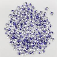 Бисер TOHO Magatama, размер 3мм, цвет #348 (Окрашенный изнутри, хрусталь/фиолетовый), 10 грамм