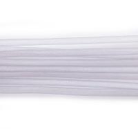 Бижутерная сетка-рукав, 8мм, серая, 10 метров