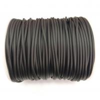 Шнур резиновый полый, около 2мм, черный, матовый, 10 метров Шнур резиновый полый, около 2мм, черный, матовый, 10 метров