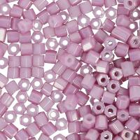 Бисер TOHO Hexagon, размер 11/0, цвет #127 (Непрозрачный глянцевый, бледно-лиловый), 10 грамм