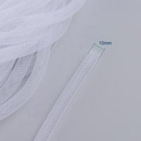 Бижутерная сетка-рукав, 10мм, белая, 10 метров