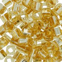 Бисер TOHO Cube, размер 3мм, цвет #22 (Внутреннее серебрение, светлый топаз), 10 грамм