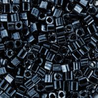 Бисер TOHO Cube, размер 1.5мм, цвет #81 (Металлизированный, гематит), 10 грамм