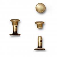 Заклёпка, 6мм, TierraCast, базовый материал - латунь, бронзовая с чернением, комплект, 5 шт.