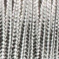 Сутаж, 3х1мм, гладкий металлизированный, цвет серебро, 5 метров