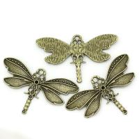 Подвеска, 43.5х26.5мм, стрекоза, базовый материал - цинковый сплав, бронзовая, 5 шт. Подвеска, 43.5х26.5мм, стрекоза, базовый материал - цинковый сплав, бронзовая, 5 шт.