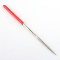 Инструмент, 140мм, надфиль с резиновой ручкой, 1 шт. Инструмент, 140мм, надфиль с резиновой ручкой, 1 шт.