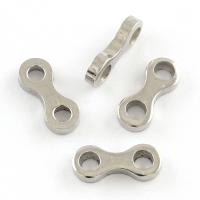 Разделитель, 12х5мм, лакончиный, на 2 отверстия, базовый материал - нержавеющая сталь, без покрытия, 5 шт.