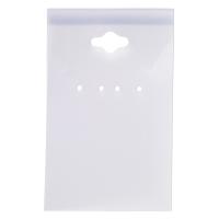 Карточка для демонстрации серег и колье, 80х50мм, серо-голубая, 1 шт.