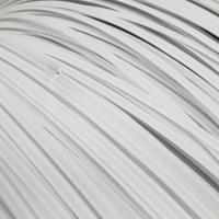 Проволока гибкая плоская (твист-лента), 2.7х1мм, в полипропиленовой оплетке, белая, около 1 кг, моток