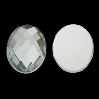 Стразы для декорирования, 18х13мм, акриловые, кристально-прозрачные, 50 шт.