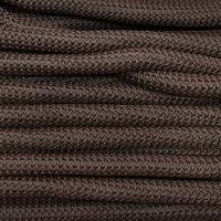 Шнур плетеный с сердечником, около 10мм, полиэстер, темно-коричневый, 90 см, 1 шт.