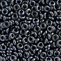 Бисер TOHO Demi Round, размер 8/0, цвет #81 (Металлизированный, гематит), 10 грамм