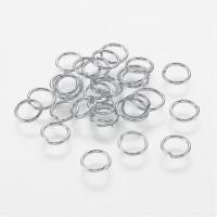 Соединительное колечко, 6мм (толщина 0.7мм, внутренний размер 4.6мм), базовый материал - железо, стального цвета, 10 грамм