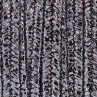 Сутаж, 2.5х1мм, металлизированный, цвет вороненая сталь, 5 метров