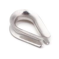 Концевики, 20х13х5мм (внутренний размер 3мм), защитные скобы, базовый материал - нержавеющая сталь, без покрытия, 5 пар