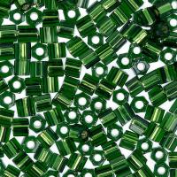 Бисер TOHO Hexagon, размер 11/0, цвет #37 (Внутреннее серебрение, оливин), 10 грамм