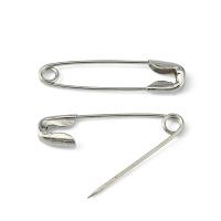 Булавка английская, 20.5х5мм, базовый материал - железо, стального цвета, 10 грамм