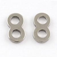 Разделитель, 11х6мм, лаконичный, на 2 отверстия, базовый материал - нержавеющая сталь, без покрытия, 10 шт.