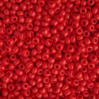 Бисер TOHO круглый, размер 11/0, цвет #45 (Непрозрачный, красный перец), 10 грамм