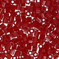 Бисер TOHO Hexagon, размер 11/0, цвет #5D (Прозрачный, гранат), 10 грамм