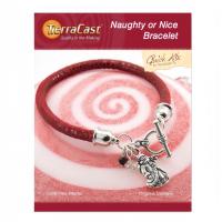 Набор для сборки украшения, 152-203мм, TierraCast, браслет Naughty or Nice, посеребренный