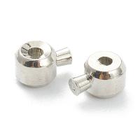 Кримп, 3.3х2.5мм, цилиндр, One Touch, самозажимной, базовый материал - латунь, стального цвета, 5 шт.