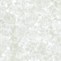 Бисер TOHO Demi Round, размер 8/0, цвет #1 (Прозрачный, хрусталь), 10 грамм
