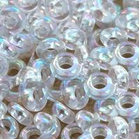 Бисер TOHO Demi Round, размер 8/0, цвет #161 (Радужный прозрачный, хрусталь), 10 грамм