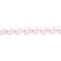 Бусина хрустальная, 6мм, жемчуг Swarovski (#5810), круглый, цвет нежно-розовый (rosaline), 10 шт.