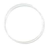 Проволока с памятью, 114-130х1мм, Beadalon, для колье, посеребренная, 14 грамм (ок.5 витков)