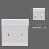 Карточка для демонстрации серег, 25х25мм, серая, 5 шт.