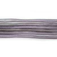 Бижутерная сетка-рукав, 10мм, черная, 10 метров