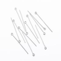 Пины с ушком, 35х0.6мм, базовый материал - нержавеющая сталь, без покрытия, 5 грамм