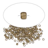 Бусина металлическая, 2мм, крупное отверстие, базовый материал - латунь, античная позолоченная (цвет - бронза), 50 шт. Бусина металлическая, 2мм, крупное отверстие, базовый материал - латунь, античная позолоченная (цвет - бронза), 50 шт.