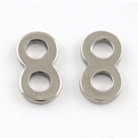 Разделитель, 11х6мм, лаконичный, на 2 отверстия, базовый материал - нержавеющая сталь, без покрытия, 10 шт.