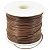 Шнур синтетический вощеный, полиэстеровый, около 1мм, коричневый, 70-80 метров, катушка