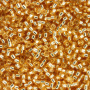 Бисер TOHO цилиндрический, размер 11/0, цвет #22 (Внутреннее серебрение, светлый топаз), 10 грамм <p>Японский бисер TOHO Treasure (цилиндрический Тохо), размер 11/0 (около 1.6 мм). Прозрачный светло-желтый бисер с серебристой сердцевиной (Silver-Lined Lt Topaz). Цена за 10 грамм (около 2 000 бисеринок).</p>