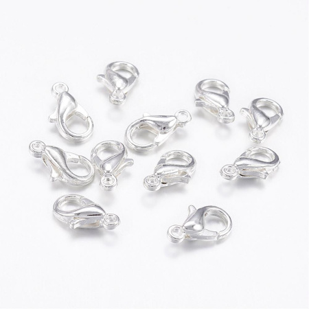 <p>Бюджетные миниатюрные карабины серебристого цвета. Диаметр отверстия петельки - около 1 мм. На покрытии могут быть небольшие пятнышки. Оттенок может отличаться от фотографии и в разных поставках. Цена за 5 грамм (около 23 шт.). Застежки расфасованы без проверки на дефекты.</p>