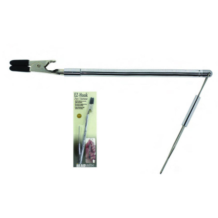 Приспособление для самостоятельного застегивания браслетов, молний и пуговиц, 163мм, Bead Smith, с телескопической ручкой, 1 шт.