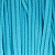 Сутаж, 3х1мм, полиэстер, бирюзово-голубой, 5 метров